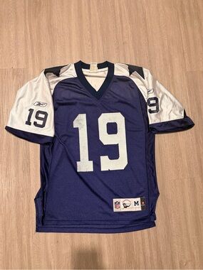 Cowboys Blue Jersey 19 Austin Reebok Vintage Collection Men Sz M